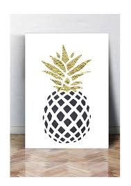 Druck Fineart Bild Poster Ananas Black Print A4 A3 Typografie Fakegold Ebay Poster Selber Drucken Leinwand Selber Gestalten Bilder Poster