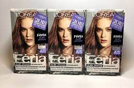 3 Boxes L Oreal Paris Feria Glam Grunge Shimmering Haircolor 721 Dusty Mauve 71249359877 Ebay Loreal Loreal Paris Loreal Paris Feria