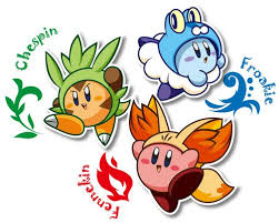 Kirby original android latest apk download and install. Kirby Vs Gen Vi Starters Kirby Pokemon Kirby Character Pokemon
