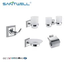 Check spelling or type a new query. 304 Stainless Steel Wall Mounted Chrome Bathroom Accessories Set