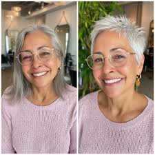 67 today decided it was time for a change. I haven't had curly hair in many  years.