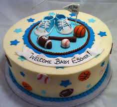 All Star Boy Baby Shower Cake Baby Shower Baby Shower Cakes For Boys Baby Shower Cakes Baby Boy Cakes