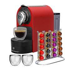 Models branded saeco, jura and siemens, and of course those with drip filters are not compatible. Chefwave Espresso Machine For Nespresso Compatible Capsule Holder Cups Red Walmart Com Walmart Com