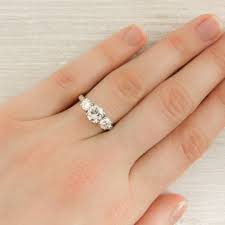 50 Awesome Forever Diamond Engagement Ring Ideas Three Stone Engagement Antique Engagement Rings Vintage Three Stone Engagement Rings