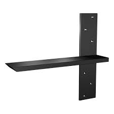Home Furniture Diy Floating Shelf Brackets Concealed Hidden Support Screw Mounting Plate 4 Sizes Book Rack