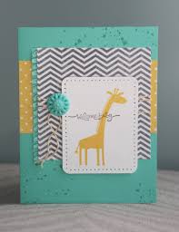 Welcome Baby Baby Cards Handmade Baby Cards Zoo Babies Card