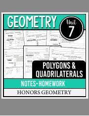 Virginia department of education 21. Geo A Unit 7 Polygons And Quadrilaterals 1 2 Docx Geometry A Unit 7 Polygons And Quadrilaterals Sample Work Objectives U2022 U2022 Find The Sum Of The Course Hero