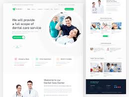 Dental Clinic Homepage 4x Medicina Vrachi Veb Dizajn