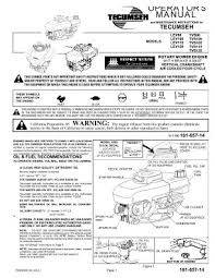 Lev100 Mtd Rotary Mower Engine Manual