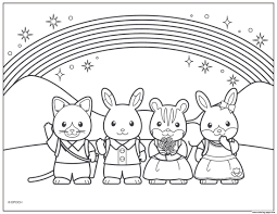 Home / miscellaneous / calico critters. Calico Critters Rainbow With Friends Coloring Pages Printable