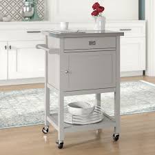 eira kitchen cart with stainless steel