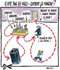 Un bureau de vote est installé dans cette école. Le Vote Pour Les Nuls Philippe Tastet