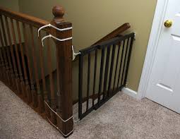 Looking for the best baby gates for stairs with banisters & walls? Top Of Stairs Baby Gate Fun And Functional Blog
