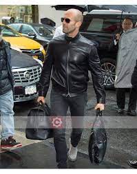 Buy Jason Statham Travel Outfit Leather Jacket Leather Jacket Jackets Leather Jacket Black