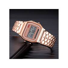 Un large choix à portée de main ! Generic Montre Femme Led En Acier Inoxydable Quartz Horloge Classique Rose Prix Pas Cher Jumia Ci