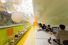 Collection of office space designs and ideas. Nature Inspired Architects Office Design Commercial Interior Design News