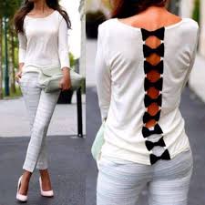Casual Long Sleeve Bowknot Women Blouse Tops Blouses For Women Ladies Tops Fashion Fashion