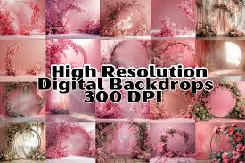 Maternity Digital Backdrop, Pink Floral Maternity Digital Overlay,  Pregnancy, Newborn Digital Background, Realistic Photoshop Flower Overlay