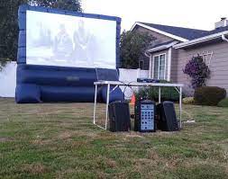 Our 20ft inflatable movie screen rental is perfect for outdoor movie night. Inflatable Movie Screen Rentals Mpcpartyrental Com Vancouver Wa
