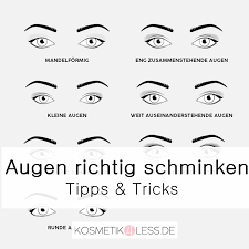 Bei großen augen kann ein breiter lidstrich von vorteil. Augen Richtig Schminken Augen Make Up Anleitung