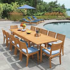 Teak Dining Tables Calypso Extension Table Country Casual