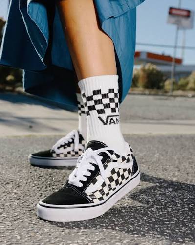 Checkered Shoes Vans Old Skool Checkerboard White Old Skool Checkerboard Shoe In Checkerboard Black White Vans