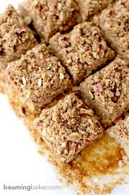 The streusel topping puts it right over the top! Banana Bread Bars With Streusel Topping Vegan Beaming Baker