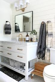 I'm always amazed at what a difference a little bit of paint can make. 21 Modern Farmhouse Style Bathrooms For A Rustic Shabby Chic Look The Flooring Girl