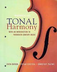 Also, the barron's music theory ap book is excellent. Required Text For Ap Music Theory Tonal Harmony Isbn 9780077269968 Tonal Harmony Workbook Music Book