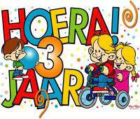 Hoera 3 Jaar Verjaardagskaarten Verjaardag Kaarten Grappige Verjaardagskaarten