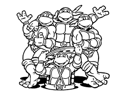 Some wear at spine edge of book, and area of white on back cover where coloring has been torn off. Teenage Mutant Ninja Turtles Coloring Pages Best Coloring Pages For Kids