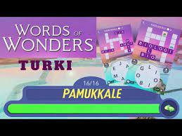 Words of wonders puzzle harian bulan juli hari ke 1 hari ke 10 wow. Jawaban Words Of Wonders Turki Pamukkale Bahasa Indonesia Youtube