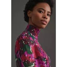 💕MISA LOS ANGELES💕 Jessa Mini Dress ~ Holiday Sparkle Abstract Print  Small NWT Mini