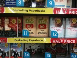 the yes no book at 11 in the wh smith non fiction chart w c