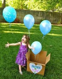 Celebrations are even better with siblings! Unique And Fun Baby Gender Reveal Ideas Baby Gender Reveal Sibling Gender Reveal New Baby Products