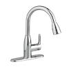 American standard silhouette kitchen faucet single lever handle, polished chrome (8. 1