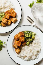 Press and cube your tofu you'll need one 14 oz. The Best Crispy Tofu Pan Fried Easy The Live In Kitchen