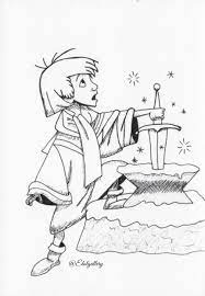 moustique coloriage merlin l enchanteur conte enfant oiseau