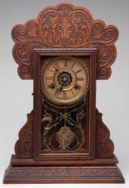 Waterbury Oak Kitchen Shelf Clock Lot 202 Clock Kitchen Cabinet Outlet Antique Clocks