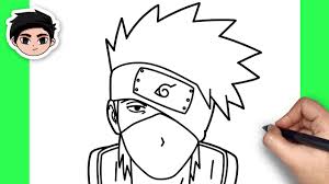 I told you i was going to be submitting characters from naruto, and all of the. How To Draw Kakashi Naruto Easy Step By Step Youtube