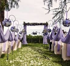 Lovely Lavender Wedding Purple Wedding Decorations Wedding Aisle