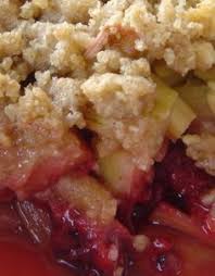 Recette De Crumble Rhubarbe Framboise Recette Crumble Rhubarbe Recette Crumble Recettes De Cuisine