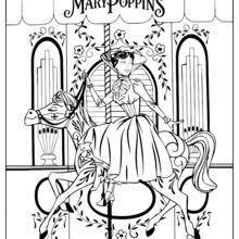 Mary Poppins Para Colorear