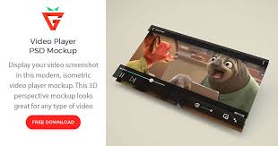 Simply drag & drop your visuals and choose the best scene. Video Player Psd Mockup Graphberry Com