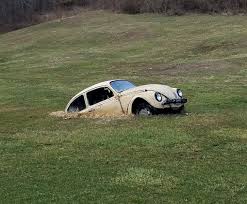 Hours may change under current circumstances Buried Vw Bug Title Unknown Ohio Outdoor Sculpture