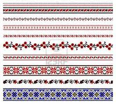 Illustrations Of Ukrainian Embroidery Ornaments Patterns Frames Cross Stitch Borders Folk Embroidery Embroidery Patterns