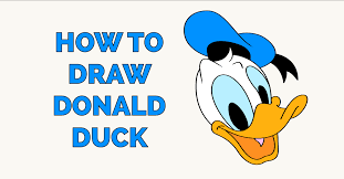 Donald duck stock photos & donald duck stock images. How To Draw Donald Duck Really Easy Drawing Tutorial