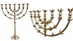 Hanukkah coloring pages are crafts featuring the holiday symbols. Ancient And New Menorahs 21st Century Divisions Structure Bible Menorah
