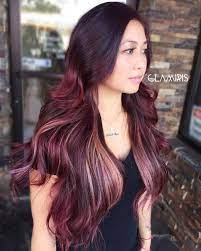 45 Shades Of Burgundy Hair Dark Burgundy Maroon Burgundy With Red Purple And Brown Highlights Burgundy Hair Spring Hair Color Dark Red Hair Burgundy