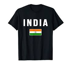 India T Shirt Indian Flag